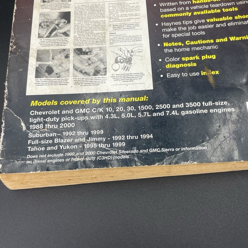Haynes Repair Manual 24065 Chevrolet & GMC Pick-up Truck 1988-1998 All Models - Picture 4 of 11
